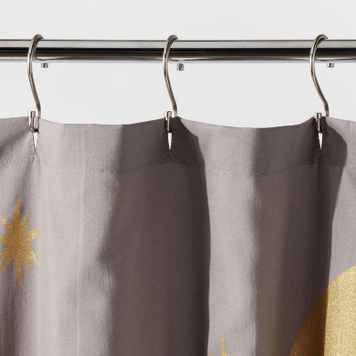 Celestial Metallic Shower Curtain - Room Essentials™ 2 Celestial Metallic Shower Curtain - Room Essentials™ - Image 2