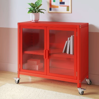 2 Door Metal Rolling Locker Storage Cabinet - Room Essentials™ 1 2 Door Metal Rolling Locker Storage Cabinet - Room Essentials™