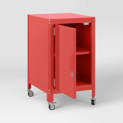 Metal Rolling Locker Dorm Storage Cabinet With Lock- Room Essentials™ 2 Metal Rolling Locker Dorm Storage Cabinet With Lock- Room Essentials™ - Image 2