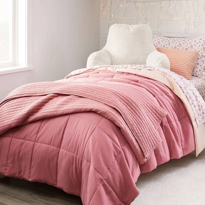 Sherpa Bed Rest Pillow - Room Essentials™ 4 Sherpa Bed Rest Pillow - Room Essentials™ - Image 4