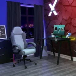 Swivel Dorm Gaming Chair Gray - Room Essentials™: Upholstered Computer Desk Chair, Adjustable, Fixed Arms 23 Swivel Dorm Gaming Chair Gray - Room Essentials™: Upholstered Computer Desk Chair, Adjustable, Fixed Arms -Room Essentials™ GUEST 75a0223a 59fc 42b8 b493 3314c83de139