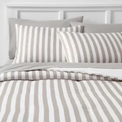 Stripe Microfiber Reversible Comforter & Sheet Set Gray - Room Essentials™ 15 Stripe Microfiber Reversible Comforter & Sheet Set Gray - Room Essentials™ -Room Essentials™ GUEST 7adc7c7f 4748 4bb9 b8a9 3903f5534a0a