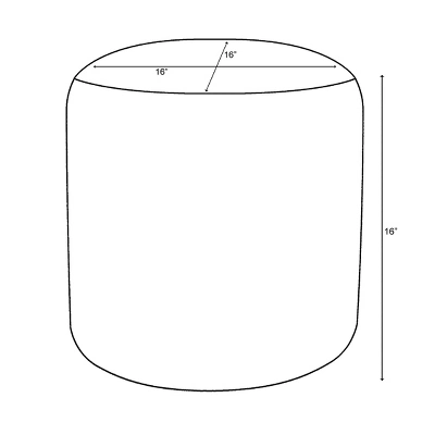 Speckled Pouf Ottoman Speckled Beige- Room Essentials™ 4 Speckled Pouf Ottoman Speckled Beige- Room Essentials™ - Image 4