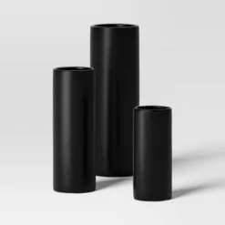 3pc Vase Set Ceramic Cylinder - Room Essentials™ 9 3pc Vase Set Ceramic Cylinder - Room Essentials™ -Room Essentials™ GUEST 87d890fe 748d 40c6 93e8 90958d042de8