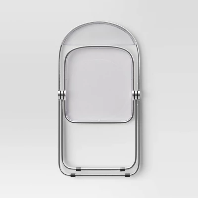 Modern Metal Acrylic Folding Chair - Room Essentials™ 4 Modern Metal Acrylic Folding Chair - Room Essentials™ - Image 4