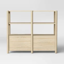 32" Scandi Small Bookcase With Storage Drawers Natural - Room Essentials™ 8 32" Scandi Small Bookcase With Storage Drawers Natural - Room Essentials™ -Room Essentials™ GUEST 8dc80f70 9144 4e31 951e 0709a4006fb5