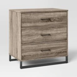 Mixed Material 3 Drawer Dresser - Room Essentials™ -Room Essentials™ GUEST 94347957 ed8d 495b ac18 39542a4392ab