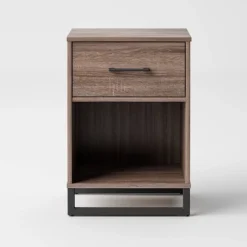 Mixed Material Nightstand - Room Essentials™ -Room Essentials™ GUEST 94c8f805 374f 42b3 8256 c686819f9937