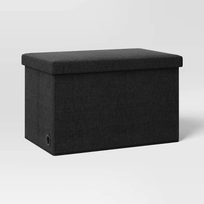 24" Collapsible Dorm Storage Ottoman - Room Essentials™ 2 24" Collapsible Dorm Storage Ottoman - Room Essentials™ - Image 2