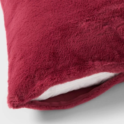 Plush Body Pillow Cover Dark Mauve - Room Essentials ™ 2 Plush Body Pillow Cover Dark Mauve - Room Essentials ™ - Image 2