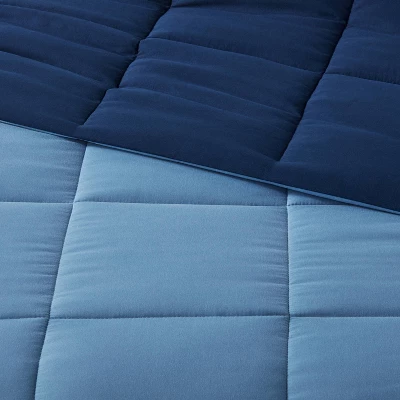 Reversible Microfiber Solid Comforter - Room Essentials™ 3 Reversible Microfiber Solid Comforter - Room Essentials™ - Image 3