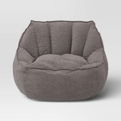 Dorm Lounge Chair Heather Gray - Room Essentials™: Polyester Upholstery, Foam Filled, No Assembly Required 2 Dorm Lounge Chair Heather Gray - Room Essentials™: Polyester Upholstery, Foam Filled, No Assembly Required - Image 2