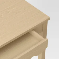 Wavy Writing Desk With Drawer Natural - Room Essentials™ 9 Wavy Writing Desk With Drawer Natural - Room Essentials™ -Room Essentials™ GUEST aed71a28 3172 4e94 a14a 702b2431d8bd