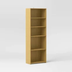 5 Shelf Bookcase Natural- Room Essentials™ -Room Essentials™ GUEST af3519de 09bf 43ba 9b4d c1665bc45da4