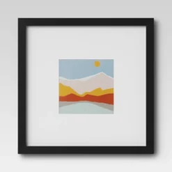 Set Of 9 Gallery Frame Set 10" X 10" Matted To 5" X 5" Black - Room Essentials™ -Room Essentials™ GUEST af8bf485 bdf5 4dc9 8ddd 284197740a27