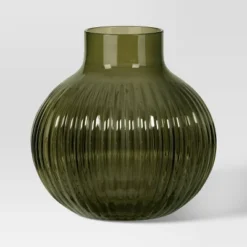 Ribbed Round Vase - Room Essentials™ -Room Essentials™ GUEST b14cdfae 2db0 4c8c 9f2c 1e57e80c1a4c