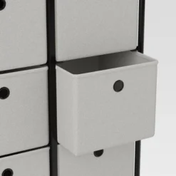 Fabric 6-Bin Tall Vertical Dresser Black Frame - Room Essentials™ 9 Fabric 6-Bin Tall Vertical Dresser Black Frame - Room Essentials™ -Room Essentials™ GUEST b2ebe5b8 2953 436a a38e 9f6dcafafd48