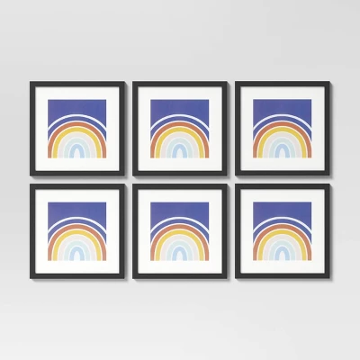 (Set Of 6) 11" X 11" Matted To 8" X 8" Frame Set - Room Essentials™ 7 (Set Of 6) 11" X 11" Matted To 8" X 8" Frame Set - Room Essentials™ - Image 7