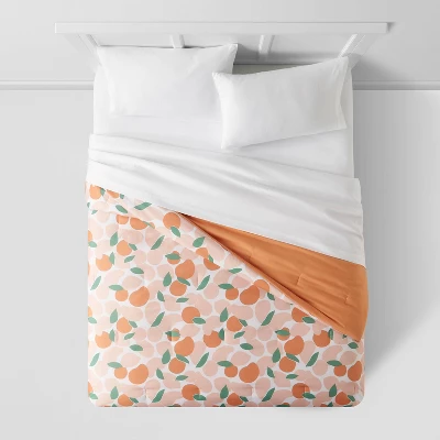 Reversible Microfiber Fruit Print Comforter - Room Essentials™ 2 Reversible Microfiber Fruit Print Comforter - Room Essentials™ - Image 2