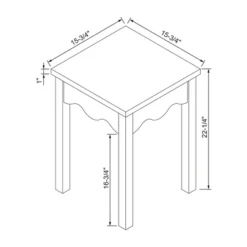 Wavy Accent Side Table Natural - Room Essentials™ -Room Essentials™ GUEST c2dd64f6 5e4c 4ad5 aab3 6d3b39c20b3d