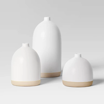 3pc Vase Set Ceramic - Room Essentials™ 6 3pc Vase Set Ceramic - Room Essentials™ - Image 6