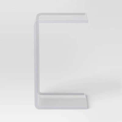 Acrylic C Shaped Side Table Clear - Room Essentials™ 3 Acrylic C Shaped Side Table Clear - Room Essentials™ - Image 3