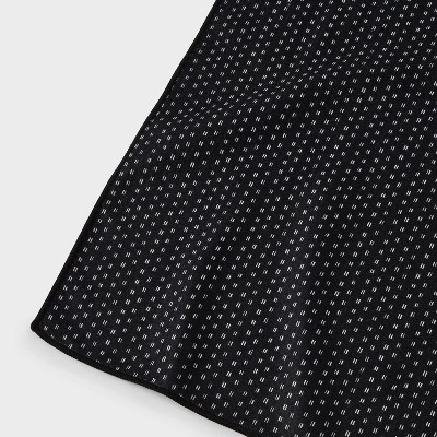 Quick Dry Dotted Striped Waffle Towel Black - Room Essentials™ 2 Quick Dry Dotted Striped Waffle Towel Black - Room Essentials™ - Image 2