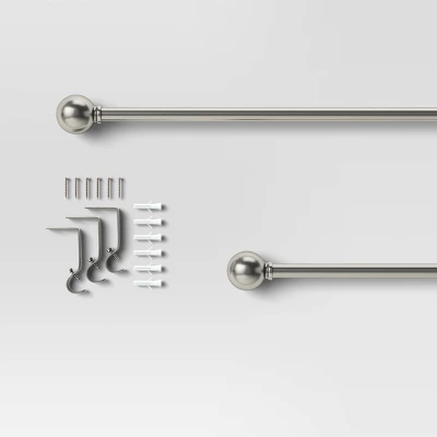 Café Ball Curtain Rod - Room Essentials™ 2 Café Ball Curtain Rod - Room Essentials™ - Image 2