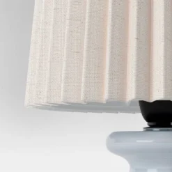 Mini Stick Table Lamp With Pleated Shade - Room Essentials™ -Room Essentials™ GUEST d34caafe 0cdb 40a5 81fc 714bc0b4f61a