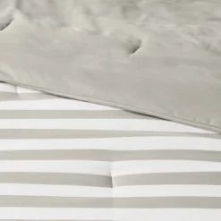 Microfiber Stripe Reversible Comforter - Room Essentials™ 12 Microfiber Stripe Reversible Comforter - Room Essentials™ -Room Essentials™ GUEST de944a95 9144 4b7c 89c7 3995d641f09a