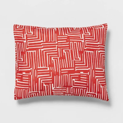 Tread Reversible Microfiber Comforter & Sheets Set Warm Red - Room Essentials™ 4 Tread Reversible Microfiber Comforter & Sheets Set Warm Red - Room Essentials™ - Image 4