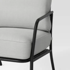 2pc Metal Mesh Outdoor Patio Chairs With Double Cushions, Club Chairs Black - Room Essentials™ 11 2pc Metal Mesh Outdoor Patio Chairs With Double Cushions, Club Chairs Black - Room Essentials™ -Room Essentials™ GUEST e78b6241 638a 4296 8ce1 db41e8e3dfb1