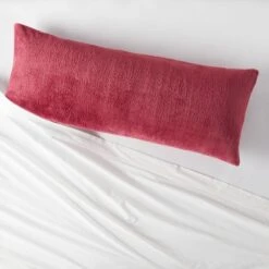 Plush Body Pillow Cover Dark Mauve - Room Essentials ™