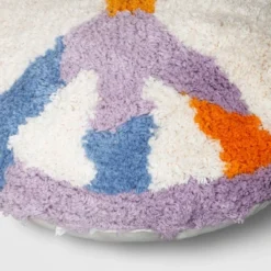 Peace Sign Printed Plush Round Throw Pillow - Room Essentials™ 6 Peace Sign Printed Plush Round Throw Pillow - Room Essentials™ -Room Essentials™ GUEST ec6a31c1 887a 4854 9139 f575509659bf