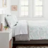 Floral Print Microfiber Reversible Comforter & Sheet Set Mint Green - Room Essentials™