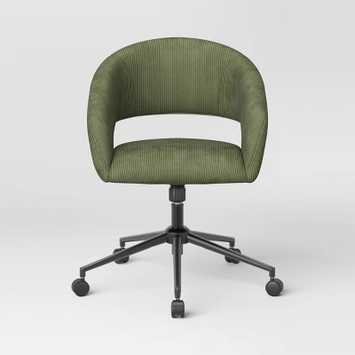 Rolling Swivel Barrel Back Office Chair - Room Essentials™ 2 Rolling Swivel Barrel Back Office Chair - Room Essentials™ - Image 2
