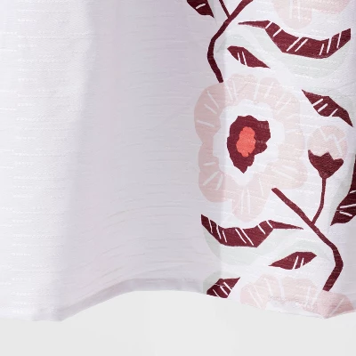 Folk Floral Print Shower Curtain - Room Essentials™ 3 Folk Floral Print Shower Curtain - Room Essentials™ - Image 3