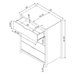 Scandi 4 Drawer Dresser Natural - Room Essentials™ -Room Essentials™ GUEST fb3829c0 d6a6 4c04 ad92 0e900b273420