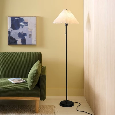 Stick Floor Lamp Black - Room Essentials™ 1 Stick Floor Lamp Black - Room Essentials™