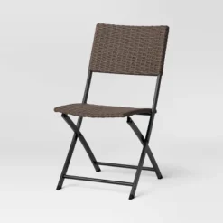 Wicker Outdoor Portable Folding Chair Brown - Room Essentials™ 13 Wicker Outdoor Portable Folding Chair Brown - Room Essentials™ -Room Essentials™ GUEST ffb991d6 f0dd 469a a9d0 c481c52f8382